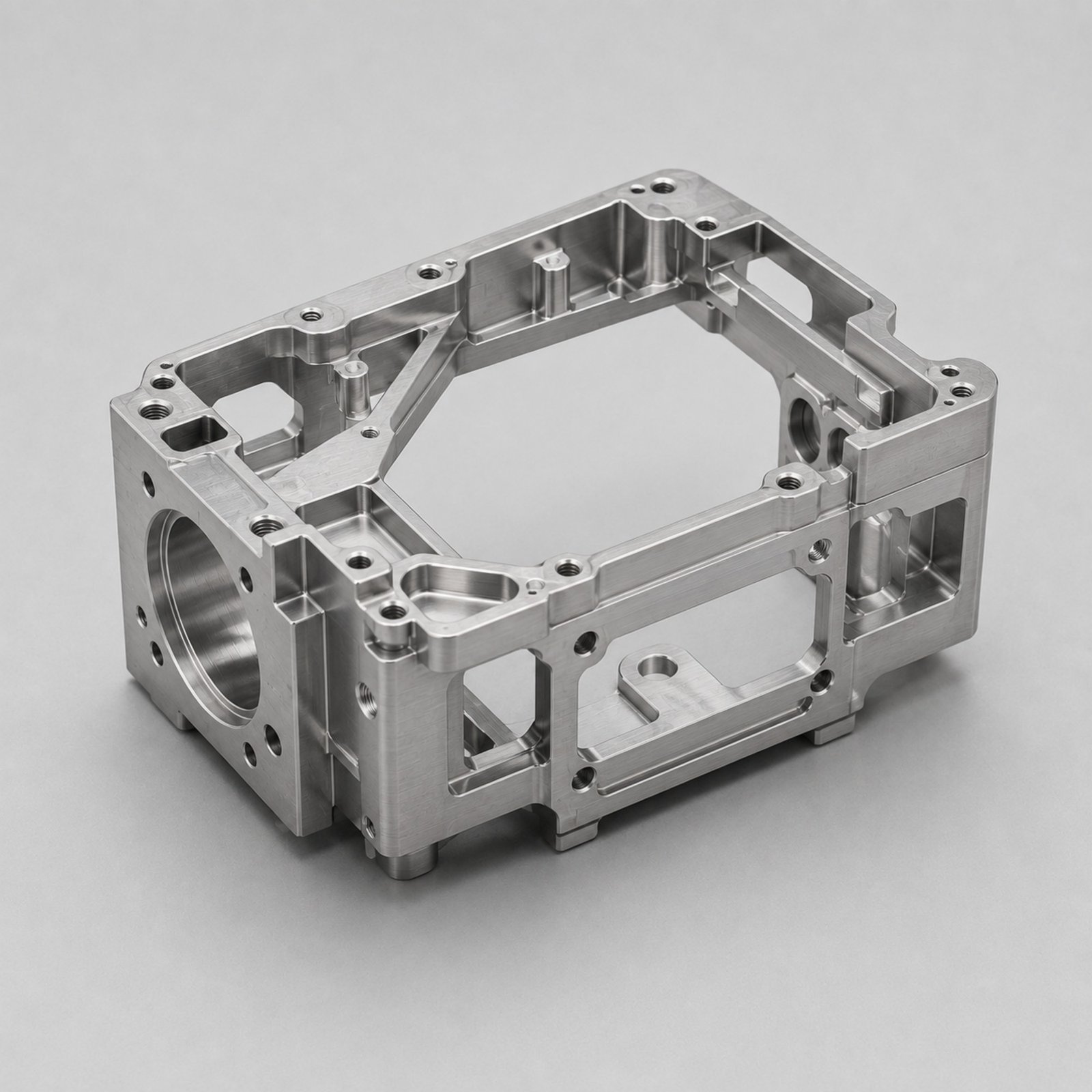 Precision CNC Machined Aluminum Frame for Industrial Manufacturing