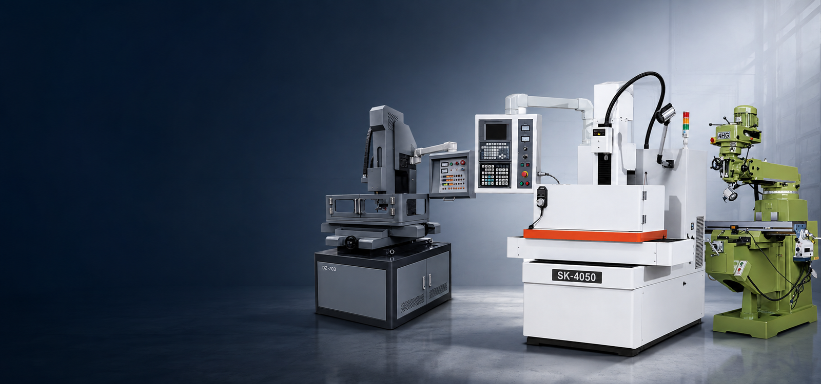 EDM and CNC machine tools for precision manufacturing
