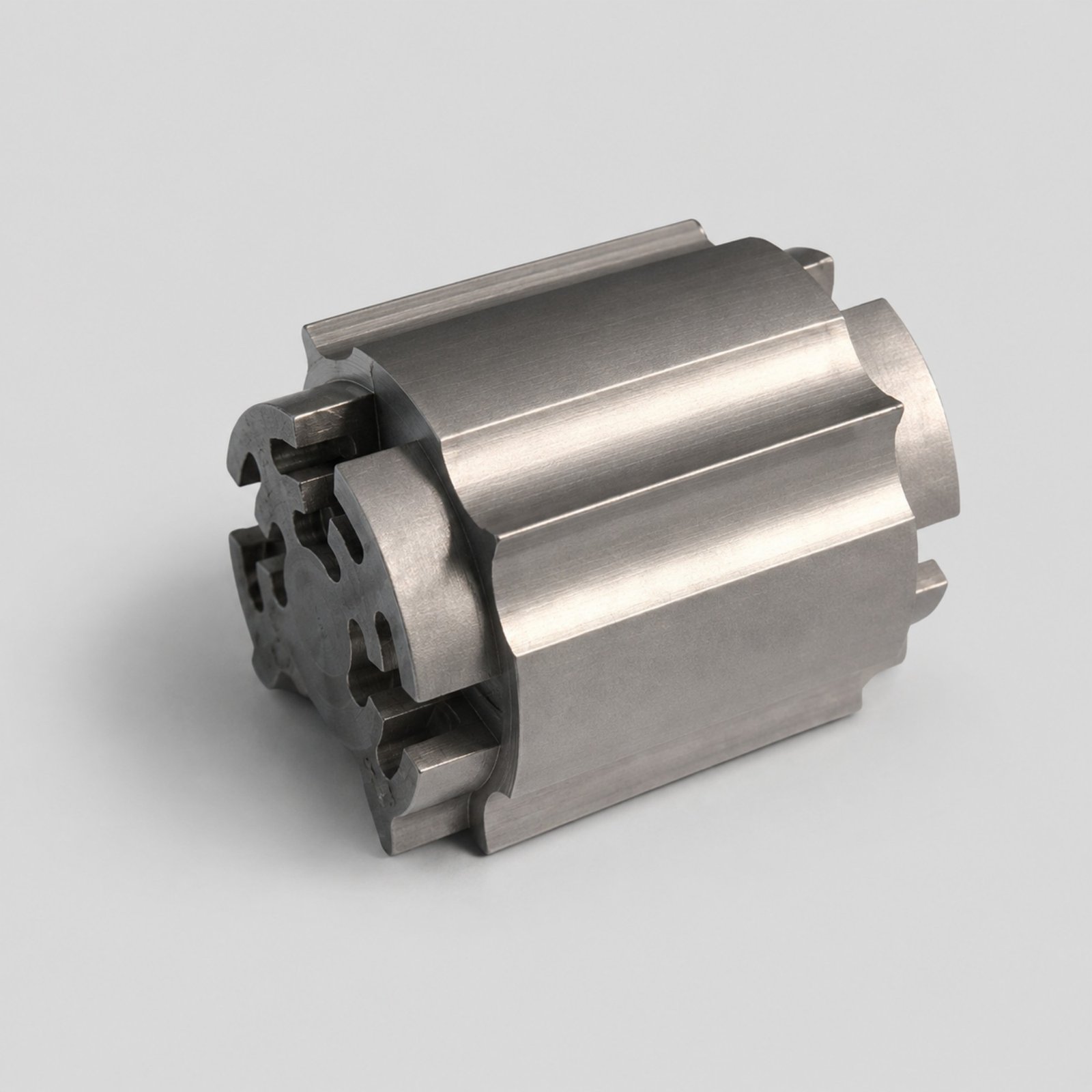 Precision Machined Cylindrical Metal Component for Manufacturing